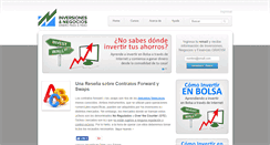 Desktop Screenshot of inversionesynegociospasoapaso.com